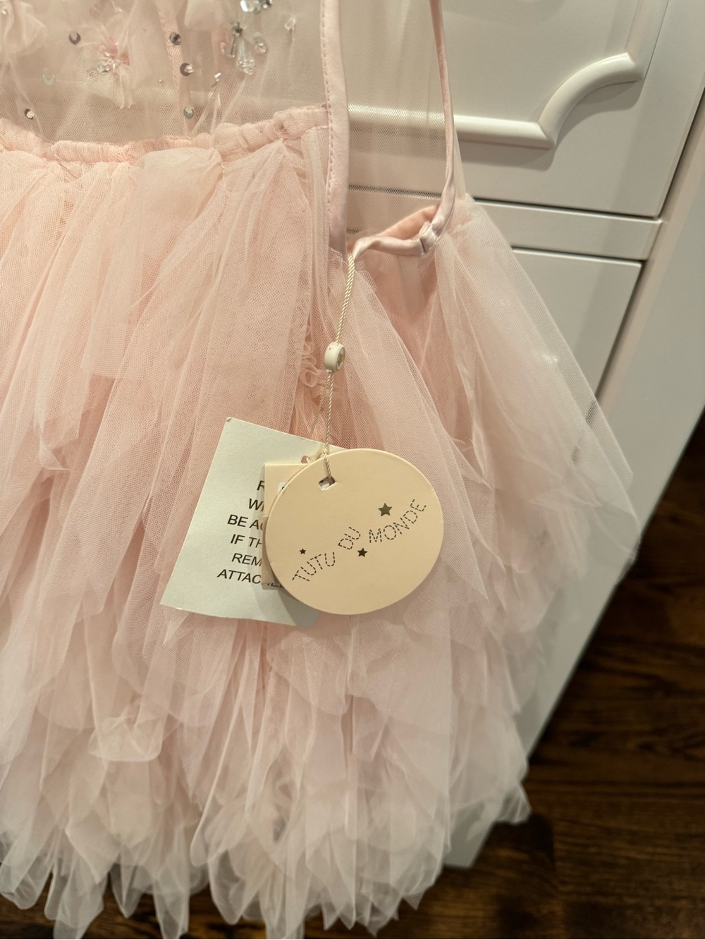Tutu Du Monde Pale Pink Feathered Tulle Dress - Picture 3 of 8